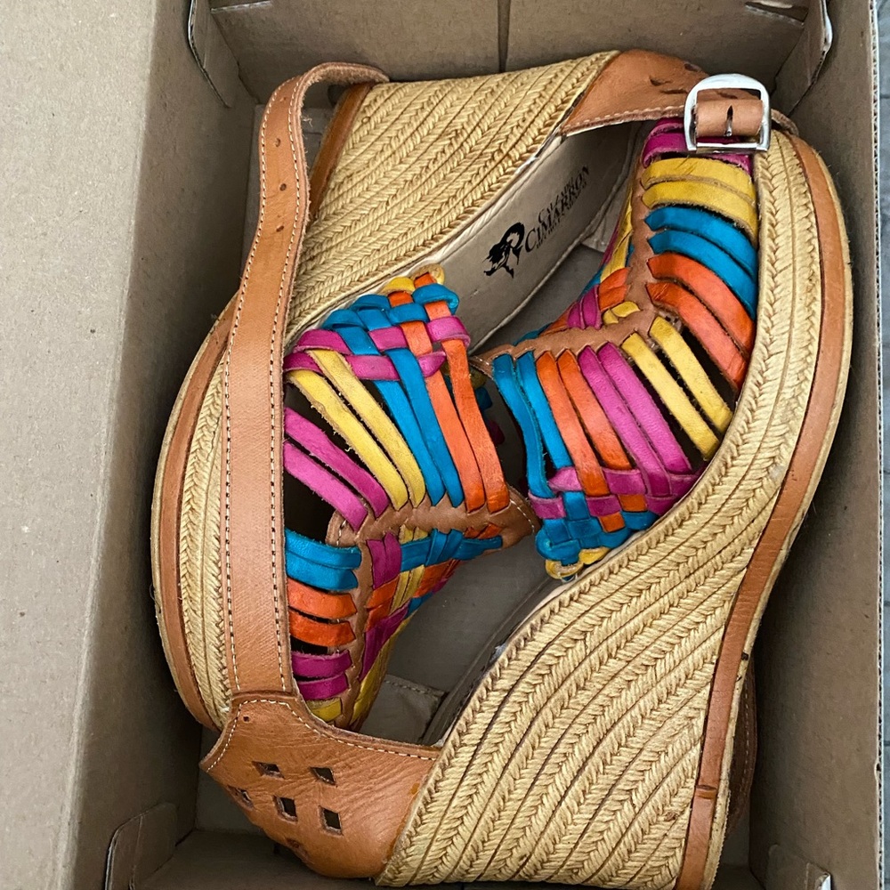 Leather shoes